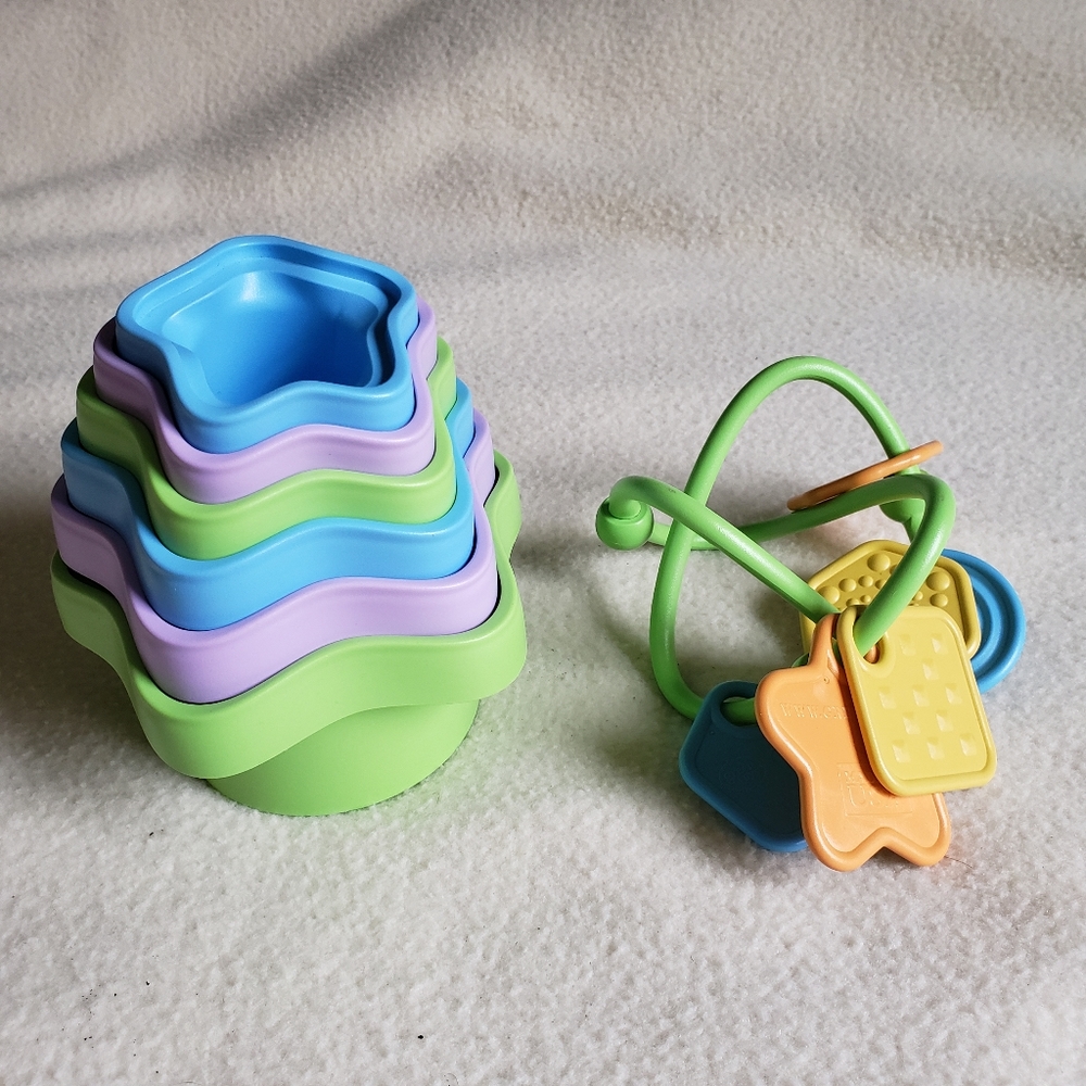 Green Toys Stacking Cups and Rattle